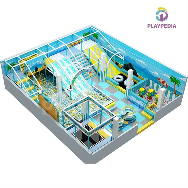 Summer Beach-Themed Indoor Playground